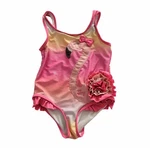 Betsey Johnson Pink Flamingo Swimsuit Girls 4T Sparkle One Piece Bathing. Fixed Price $11.88.