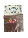 Darice Vintage Mini Figures 4PC Set Angels & Santa Ultra Small Nos 12-20MM Tall. Fixed Price $5.50.