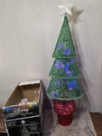 Disney Gemmy 3.8 Ft Color Whirl Led Christmas Tree Sculpture Indoor Outdoor. Fixed Price $120.00.