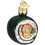 Old World Christmas Glass Blown Ornament, Sushi Roll, 1.25" (with Owc Gift Box). Fixed Price $14.58.
