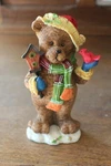 Greenbrier International Christmas Bear Figurine L#497. Fixed Price $7.99.