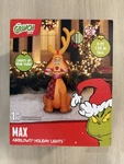 Max The Dog From Grinch Christmas Inflatable Gemmy 5 Ft Tall Indoor/outdoor. Fixed Price $49.99.