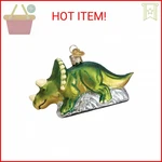 Old World Christmas Triceratops Glass Blown Ornaments For Tree, 4 ". Fixed Price $26.05.