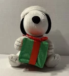 Gemmy Animated Snoopy In Santa Hat With Christmas Present Lights Music Video. Fixed Price $26.95.