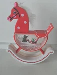 Vtg 1960'S Santa's World Kurt S. Adler Rocking Horse Water Globe Christmas Decor. Fixed Price $7.99.
