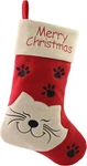 Wewill 18 Cat Felt Christmas Stockings Paws Embroidered For Pets Kitty Xma. Fixed Price $21.95.