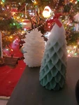 Christmas Tree Shaped Candles Decorative Natural Wax Holiday Gift. Fixed Price $20.00.