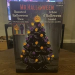 Mr Halloween Black 14 Haunted Ceramic Light Up Tree. Fixed Price $39.99.