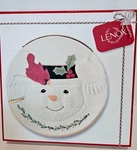 Lenox Happy Holly Days Christmas Snowman Cookie Plate 9" Msrp $50. Nib. Fixed Price $19.95.