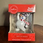 Frosty The Snowman W/ Red + White Scarf Christmas Ornament By Hallmark. Fixed Price $29.99.