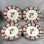 Pfaltzgraff Snow Bear Salad Dessert Plate Christmas Holiday Polar Lot Of 4. Fixed Price $24.95.