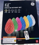 Ge Color Effects 8-MARKER Changing Christmas Light Bulb Pathway Markers. Fixed Price $33.95.