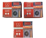Christmas Icicle Lights 3 Boxes Celebrations Mini Multi Color 100 Ct White Wire. Fixed Price $21.50.