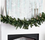 Bethlehem Lights 72" Overlit Christmas Prelit Garland W/ Color Flip Leds Green. Fixed Price $119.99.