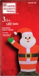 Home Accents Holiday 1010 987 326 3.5' Led Inflatable Waving Santa - New!. Fixed Price $19.98.