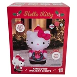 Gemmy 4.5 Ft Inflatable Lighted Hello Kitty Santa Hat Airblown Yard Decor. Fixed Price $56.99.