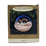 Over The Rooftops 1996 Hallmark Keepsake Magic Christmas Ornament Light. Fixed Price $19.99.