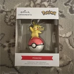 Hallmark Pok Mon Pikachu Christmas Ornament 3HCM2952 Hanging Decorative. Fixed Price $7.00.