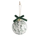Mud Pie Christmas Toile Ball Ornament. Fixed Price $28.64.