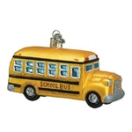 Old World School Bus Glass Ornament Free Box 46007 New. Fixed Price $19.98.