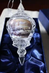 Thomas Kinkade 2005 "holiday Reflections" Crystal Christmas Ornament. Fixed Price $19.50.