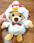 Northlight Teddy Bear Stuffed Animal Figures In Snowman Christmas Costumes - 8". Fixed Price $9.38.