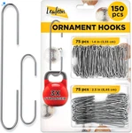 Leafeon 150 Pack Christmas Ornament Hooks Great Xmas Hangers Mix. Fixed Price $14.15.