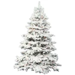 Vickerman 78" Alaskan Artificial Christmas Tree With Multi-color Led In White. Fixed Price $802.98.