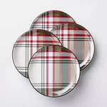Christmas Plaid Melamine Dinner Plate 4PK - Hearth & Hand Magnolia, Target 2024. Fixed Price $39.99.