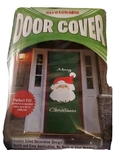 28" Wide Double Sided Christmas Cover, Stretch Up To 82" Doors, Quick Easy. Fixed Price $19.94.