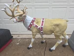 Rare Accents Holiday 4.5 Ft Led Blow-mold Large Reindeer Yard Decoration. Fixed Price $424.99.