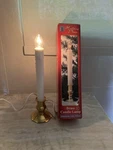 Candle Lamp Brass Window Indoor 10.5 Inch Bulb & Fuse Holiday Place Electric. Fixed Price $12.99.