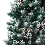 Artificial Pre-lit Christmas Tree With Ball Set And Pinecones Xmas Vidaxl. Fixed Price $135.99.