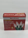 New Merry Brite Heavy Duty 150 Ct Clear Mini White Lights Holiday Christmas. Fixed Price $19.99.