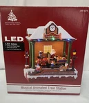 Enchanted Forest Musical Animated Train Station Christmas Multi Color Led 8 Song. Fixed Price $59.49.