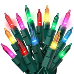 Prextex Christmas Lights With Green Wire - 300 Count, 60 Ft Multicolored Xmas. Fixed Price $76.99.