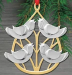 Nib Nambe Holiday Twelve Days Of Christmas Ornament - Four Calling Birds. Fixed Price $28.00.