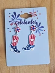 Celebrate 4TH Of July Earring. Fixed Price $9.99.