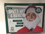 Santa Hat & Beard Knitted New In Box! Holly Jolly Wembley Christmas Holiday. Fixed Price $11.40.