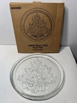 Home Interiors & Gifts Round Christmas Tree Platter 13" #8953BD Original Box. Fixed Price $14.99.
