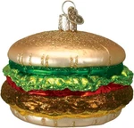 Old World Christmas Delicious Glass Blown Cheeseburger Ornament 32065. Fixed Price $27.93.
