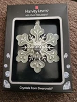 2020 Harvey Lewis + Swarovski Collab Snowflake Ornament With Crystals New In Box. Fixed Price $16.00.