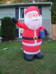 Home Accents Holiday 3.5 Ft. Inflatable Indoor And Outdoor Airblown Led Santa. Fixed Price $23.99.