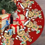 Jbralid Christmas Tree Skirt 48 Inch, Gingerbread. Fixed Price $28.88.