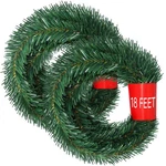 Lvydec 36 Feet Christmas Clearance, 2 Strands Artificial Pine Garland.... Fixed Price $14.44.