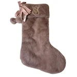 Nwt Victorias Secret Blush Pink Fuzzy Pom Christmas Holiday Stocking. Fixed Price $20.00.