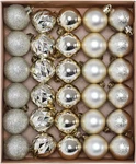 30CT Christmas Ornaments Tree Decorations SET-1.57 Inch Champagne Gold Shatterpr. Fixed Price $27.99.