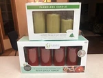 7 Led Candle Set Timer Order Home Collection Scented & Real Wax Cinnamon Sage. Fixed Price $49.36.