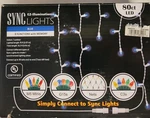 Ez-illuminations 80CT Sync Blue Led Icicle Light Set Christmas Holiday Functio. Fixed Price $24.99.