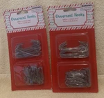 2 Packages Regent Products Silver Metal Ornament Hooks (300 Pc) - New. Fixed Price $5.94.